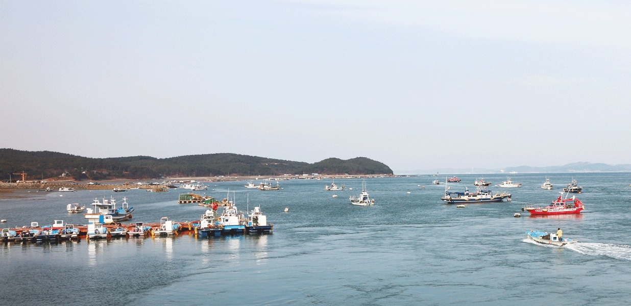 겨울바다의 서정<BR />- 충청남도 태안 -